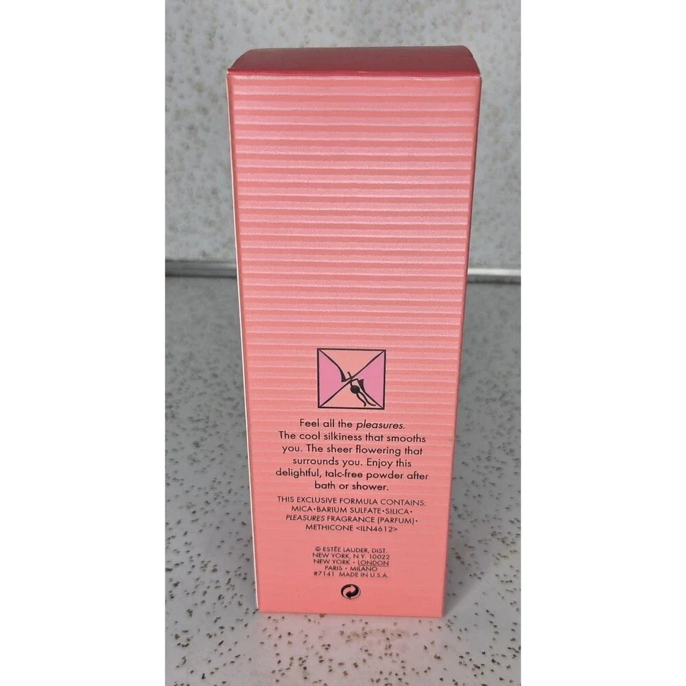 Pleasures by Estee Lauder BODY POWDER 2.4 oz / 70 g New in Box RARE